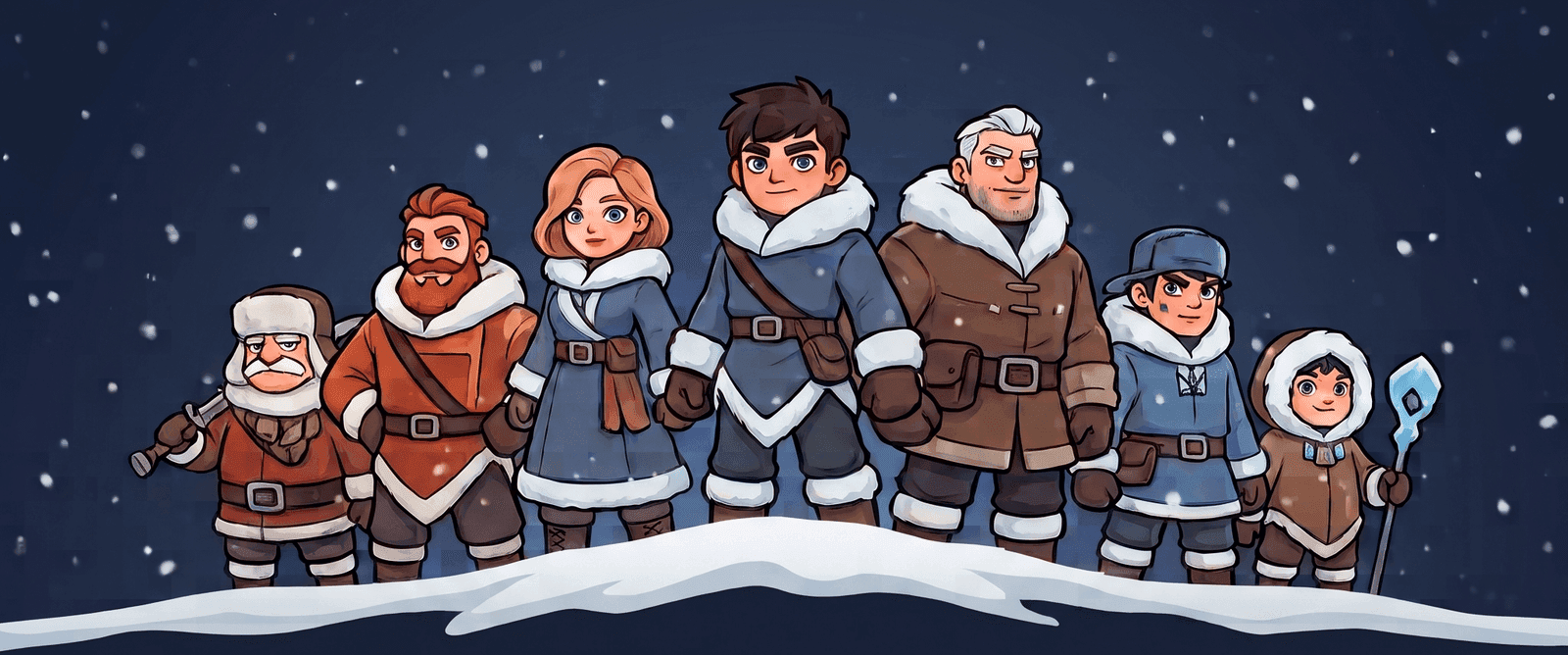 The cast of State #3220's Olaf Cinematic Universe