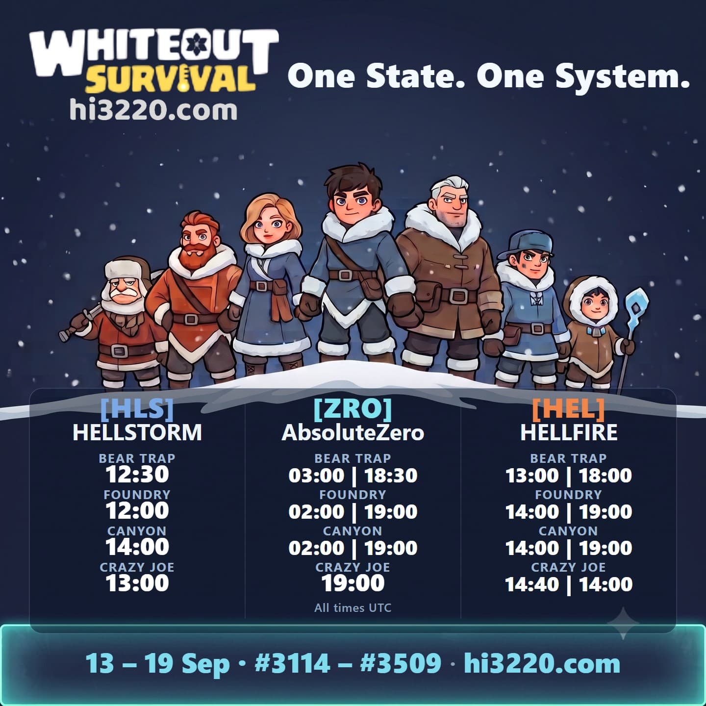 One State. One System.
